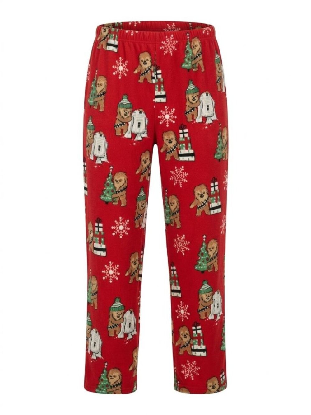 NWT Munki Munki Star Wars Off to Sleep Pajama Pants Fleece Sz XXL Red Holiday